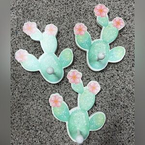 Hobby Lobby Cactus Wall Decor with Pink Accents